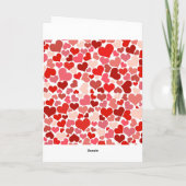 かわいいハート カード (裏面)