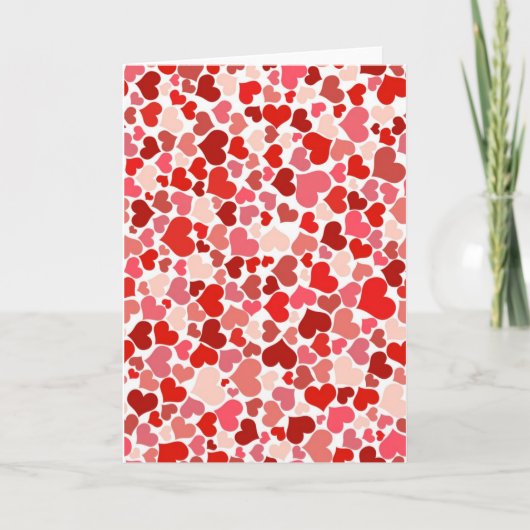 かわいいハート カード (正面)