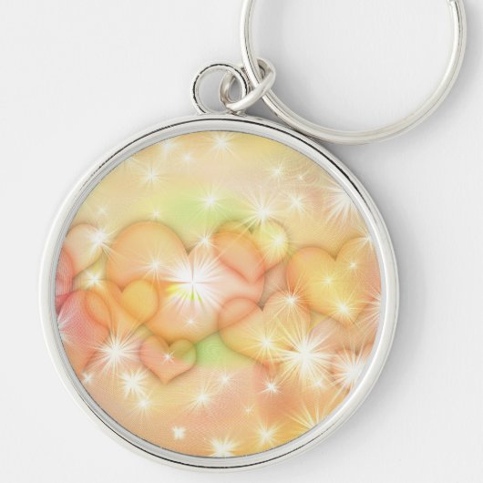 かわいいハート キーホルダー (正面)