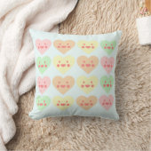 かわいいハート クッション (ブランケット)
