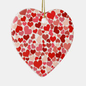 かわいいハート セラミックオーナメント (右)