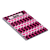 かわいいハート ノートブック (右側)