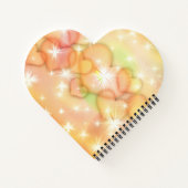 かわいいハート ノートブック (裏面)