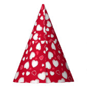 かわいいハート パーティーハット (裏面)