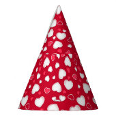 かわいいハート パーティーハット (左)
