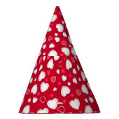 かわいいハート パーティーハット (右)