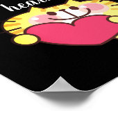 かわいいハート ポスター (角)