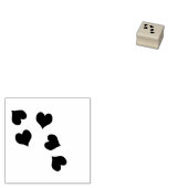 かわいいハート ラバースタンプ (押印)