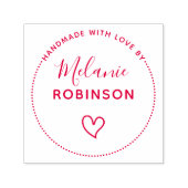 かわいいハート | Love By Loveで手作り名前をカスタムする セルフインキングスタンプ (デザイン)