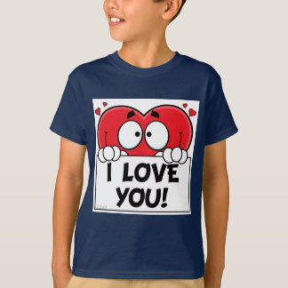 かわいいハート Tシャツ