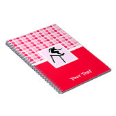 かわいいハードル選手 ノートブック (右側)