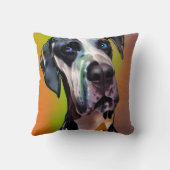 かわいいハーレクイングレートダン クッション (裏面)