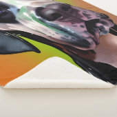 かわいいハーレクイングレートダン シェルパブランケット (3/4)