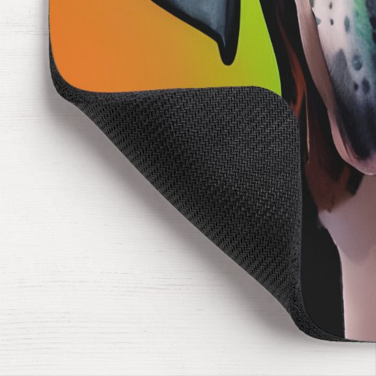 かわいいハーレクイングレートダン マウスパッド (コーナー)