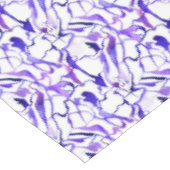 かわいいバイオレット水色の抽象芸術線のパターン テーブルクロス (アングル)