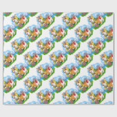 かわいいバイキングコルギ！ ラッピングペーパー (フラット)