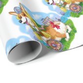 かわいいバイキングコルギ！ ラッピングペーパー (ロールコーナー)