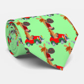 かわいいバイク乗り馬のネクタイ ネクタイ (ロール)