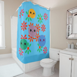 かわいいバイブシャワーカーテン！ シャワーカーテン