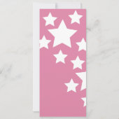 かわいいバウンスハウス誕生日チケットスタイルの招待状 招待状 (裏面)