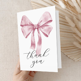 かわいいバウ赤ちゃんシャワー サンキューカード