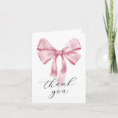 かわいいバウ赤ちゃんシャワー サンキューカード (正面)