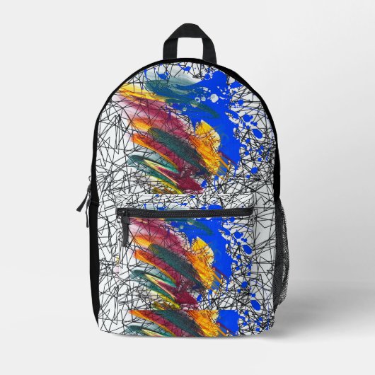 かわいいバグパック プリントバックパック (正面)