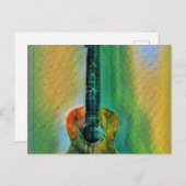 かわいいバスギター ポストカード (正面/裏面)