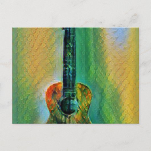 かわいいバスギター ポストカード (正面)