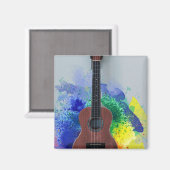 かわいいバスギター マグネット (正面/裏面)