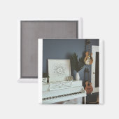 かわいいバスギター マグネット (正面/裏面)