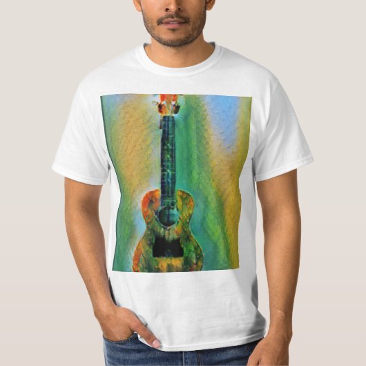 かわいいバスギター Tシャツ (正面)