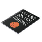 かわいいバスケットボールギフト 赤ちゃん 男の子 子供 プレーヤー ノートブック (左側)