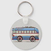 かわいいバスツアーバス キーホルダー (正面)