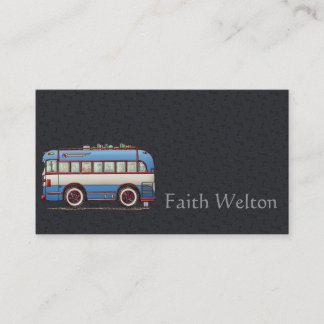 かわいいバス観光バス 名刺