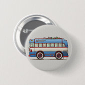 かわいいバス観光バス 缶バッジ (正面&裏面)