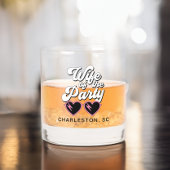 かわいいバチェロレッテ花嫁 ウイスキーグラス