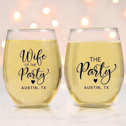 かわいいバチェロレッテ ステムなしワイングラス