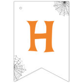 かわいいバックキャットハロウィーンの誕生日パーティー バンティングフラッグ (第2の旗)