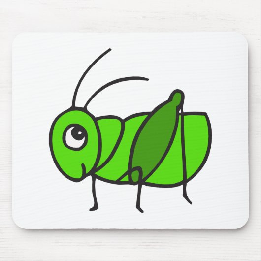 かわいいバッタ マウスパッド (正面)