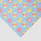 かわいいバッテンベルグケーキ&紅茶カップ 薄葉紙 (詳細)