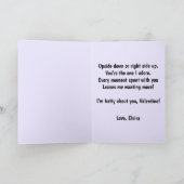 かわいいバットバレンタイン　あなたと一緒に過ごすのが大好き シーズンカード (内部)