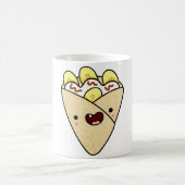 かわいいバナナとクリームクレープ コーヒーマグカップ (中央)