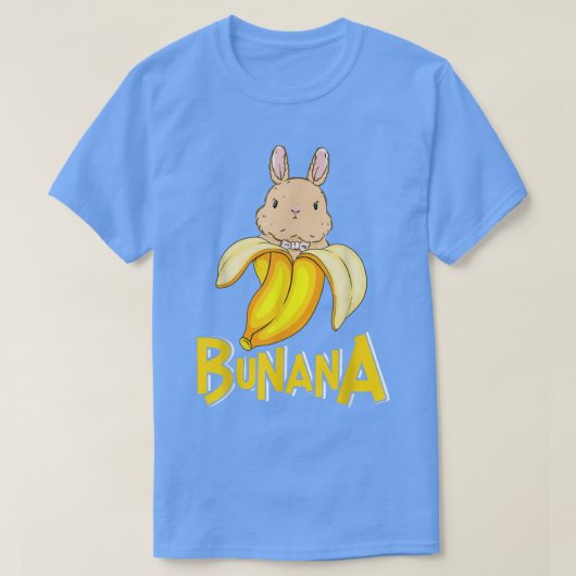 かわいいバナナバニーラビット127 Tシャツ (デザイン正面)