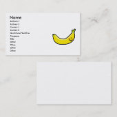 かわいいバナナ 名刺 (正面/裏面)