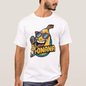 かわいいバナナ Tシャツ (正面)