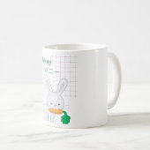 かわいいバニーかわいいコレクション コーヒーマグカップ (正面右)