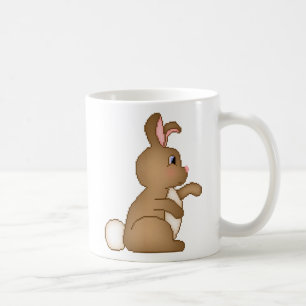かわいいバニーすばらしい日のマグ コーヒーマグカップ