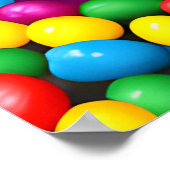 かわいいバニーとクラゲ ポスター (角)