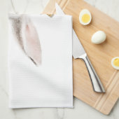 かわいいバニーとニンジン キッチンタオル (四つ折り)